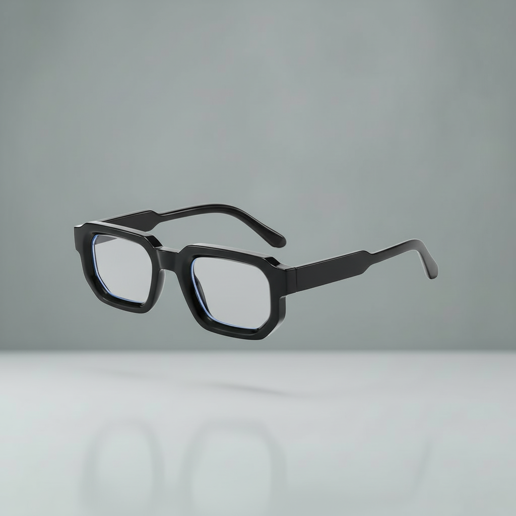 Black Blue Light Glasses | SlimFrame Bold TR-90 | 90%+