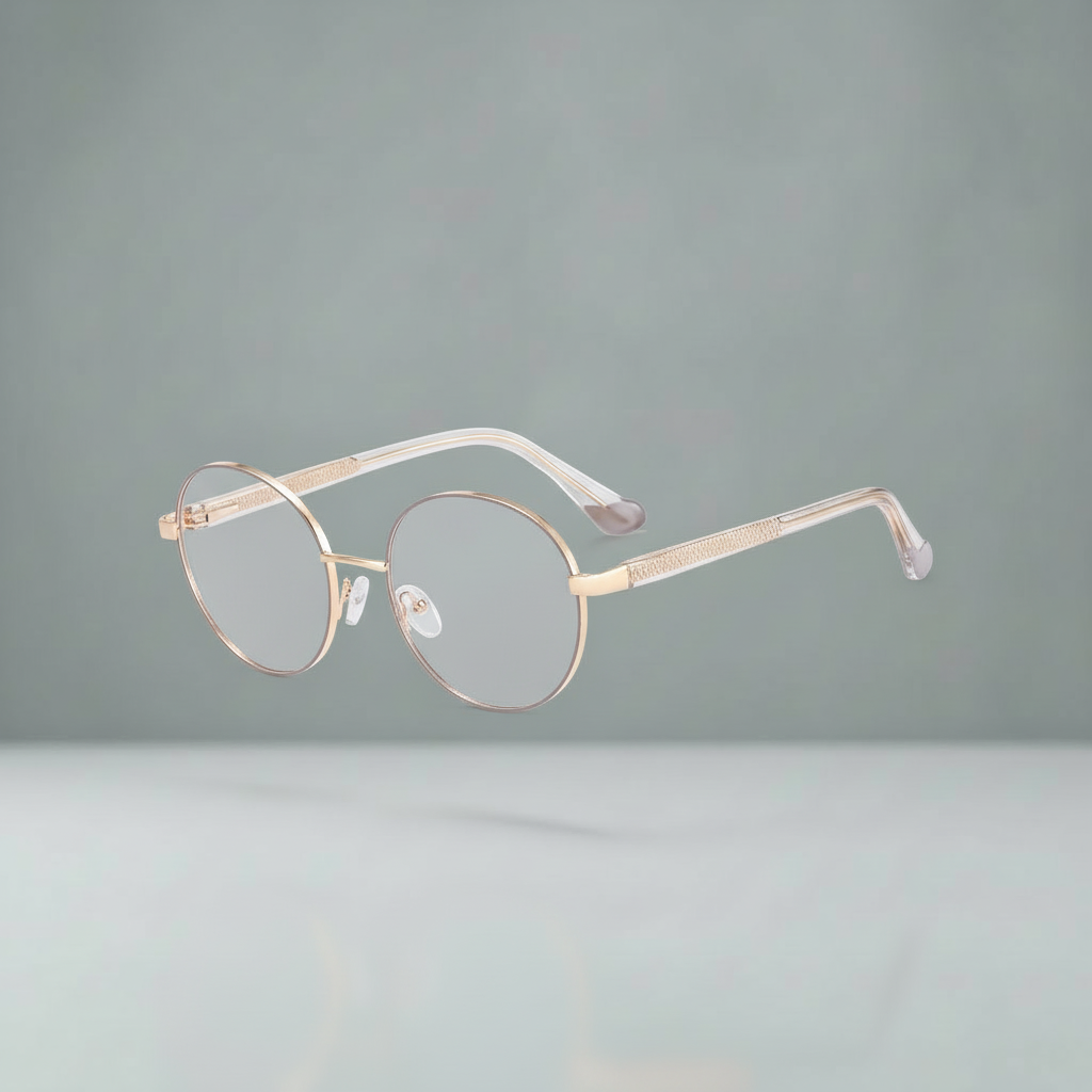 Women's Blue Light Glasses | GoldRound Alloy | 90%+