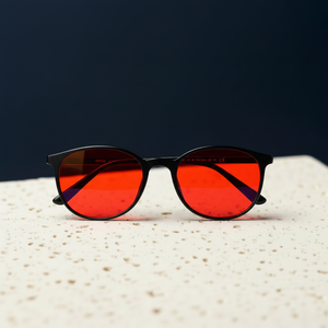 Red Light Glasses for Sleep | LunaEdge Cat Eye | 100%
