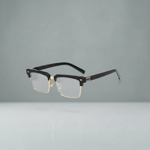 Computer Glasses for Men | SquarEdge Half-Frame | 90%+