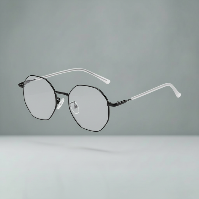 Blue Light Filter Glasses | MetalSquare 11.6g Alloy | 90%+