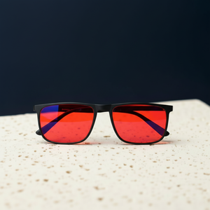 Red Blue Light Glasses Programmers | ShieldX TR-90 | 100%