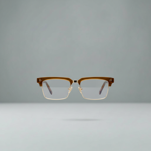 Computer Glasses for Men | SquarEdge Half-Frame | 90%+