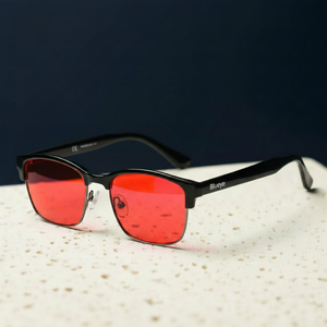 Red Blue Light Glasses Men Engineers | SteelVision | 100%